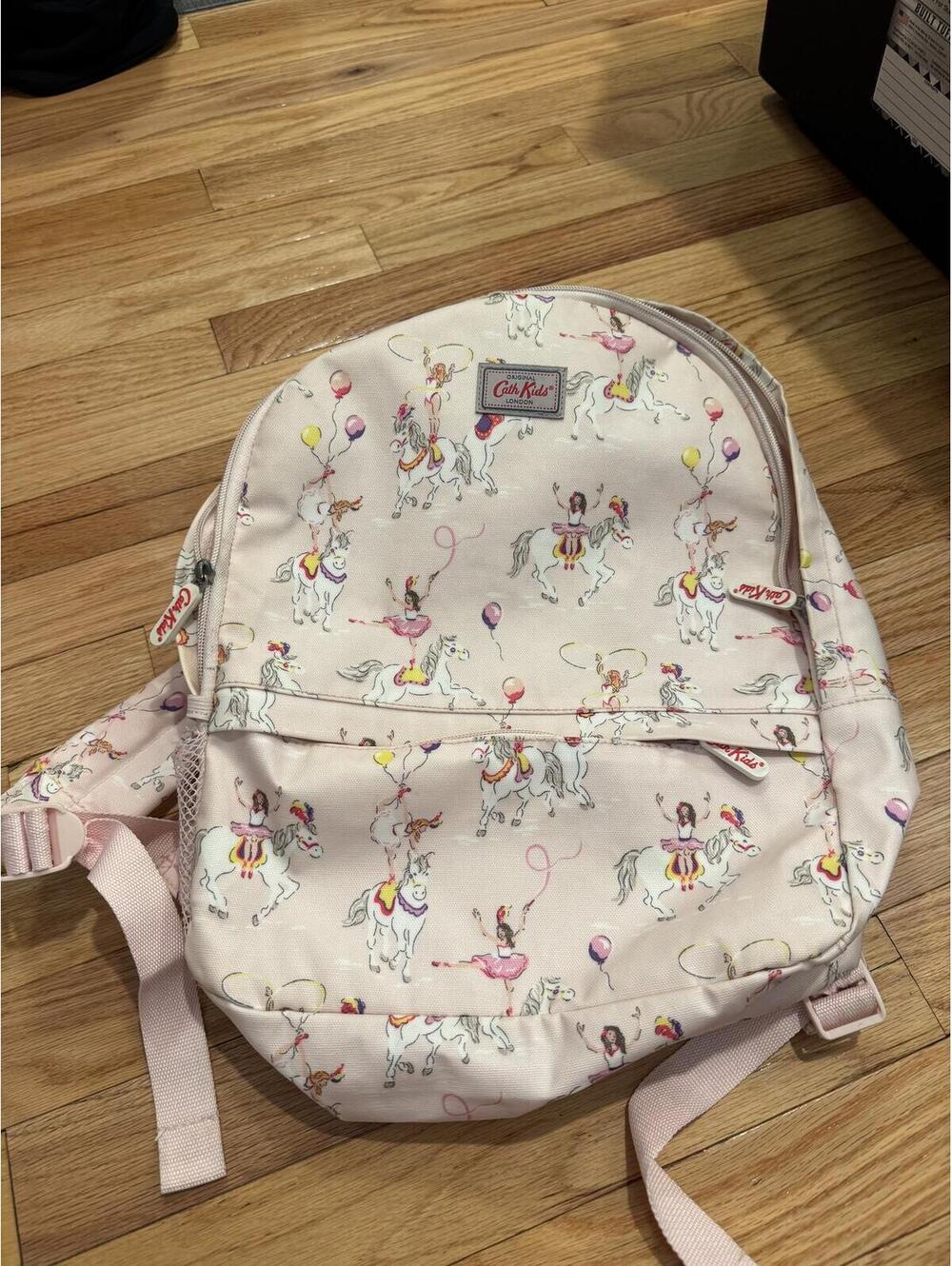 Cath Kidston Pink Ballerina and Unicorn Print Backpack